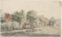 KT 1986 092
<br/>
Gezicht op Osdorp (Oudorp?)
<br/>
<em>Springer, Cornelis (1817-1891)</em>